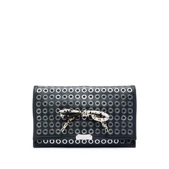 Burberry Pre-owned Burberry Prorsum Lambskin Grommet Pony Hair Bow Clutch Ladies J0IO7E4MOBCM4T4N