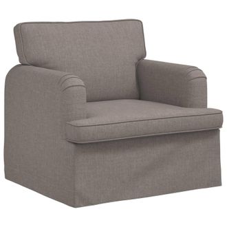 vidaXL Sof&aacute; Taup&eacute; 84 X 80 X 85 Cm Tela Vidaxl