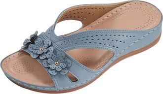 Generic Womens Orthotic Flip Flops Arch Support Sliders Ladies Slides Flat Wedding Sandals Ladies Wedge Sandals Flip Flops with Back Strap Comfortable Walking