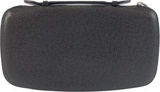 Louis Vuitton Black Leather Long Wallet (Bi-Fold) (Pre-Owned)