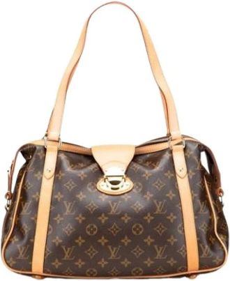 Louis Vuitton Pre-owned Shoulder Bags, female, Brown, Size: ONE SIZE Pre-owned Vintage Shoulder Bag