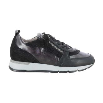 DL Sport Schoenen, Dames, Zwart, 39 EU, Leer, 7116 Sneakers