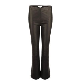 Dante6 Leren flare broek voor mannen - Dames - Broeken - Bruin - Maat: XL
