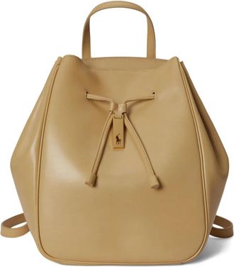 Polo Ralph Lauren Rugzak met trekkoord en handgreep - Beige
