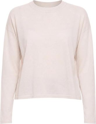 Aragona Scatoletta Knit Top - Dames - Ronde hals truien - Beige - 2XL - Truien & Vesten