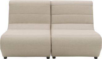 Domo Collection 2-Sitzer »Soleil, pflegeleichter und wetterfester Bezug« Outdoor, besonderes Design und Formgebung, individuell erweiterbar