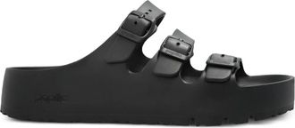 Birkenstock Florida EVA sandalen met drie gespen - Zwart