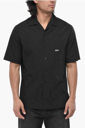 Off-white Cotton Bowling Shirt BRICK ARROW size Xs