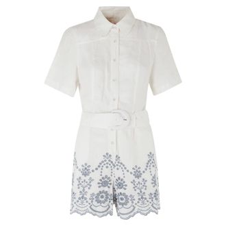 MC2 Saint Barth Dames, Jumpsuits & Playsuits, Wit, Maat: XS