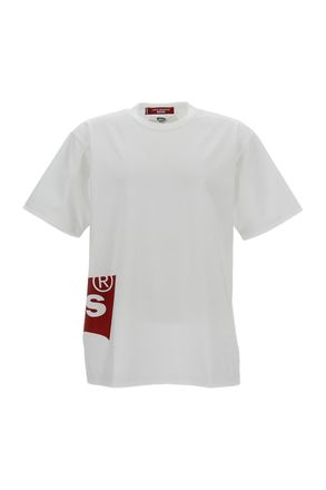 Junya Watanabe White Wide Relaxed Fit Cotton T-Shirt