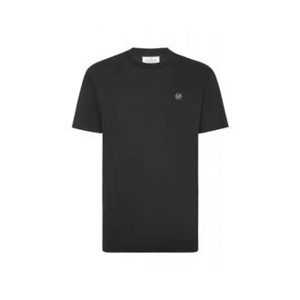 Philipp Plein Heren, Tops, Zwart, Maat: L Katoen