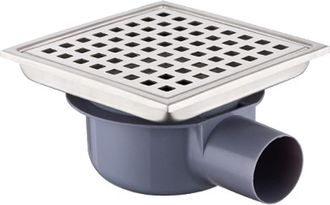 OEM Desag&uuml;e Cuadrado Para Ducha &times;2, 15 X 15 Cm, De Acero Inoxidable 304, Con Rejilla Y Tapa Extra&iacute;ble, Para Ba&ntilde;o
