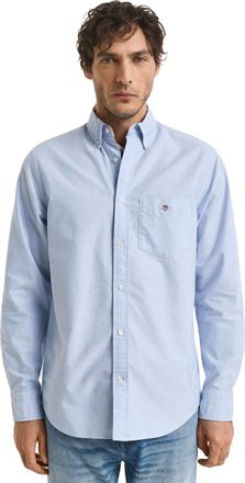 GANT Heren Archive Shield Oxford Regular Overhemd (Blauw)