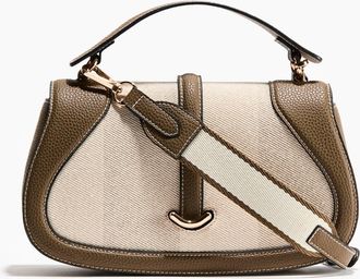 H&M Crossbody Bag in Khaki Green/light Beige at Nordstrom