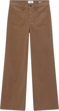 Frame Denim Rechte broek - Dames - Wijde Broeken - Bruin - W25 - Denim - Broeken