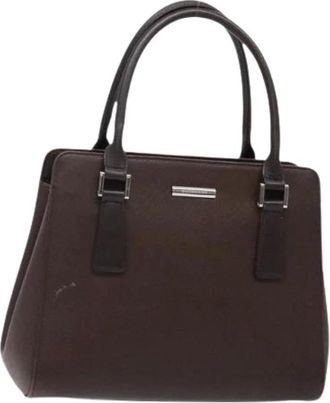 Burberry Pre-owned Handbags, female, Brown, Size: ONE SIZE Pre-owned Vintage Handbag