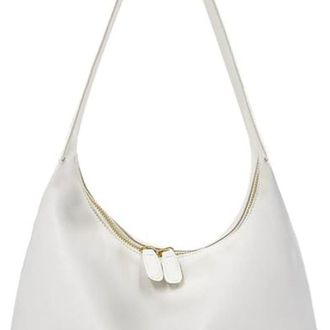 Seward Leather Hobo Bags for Women Small Soft Shoulder Purse Slouchy Tote Handbags with Double Zipper Design