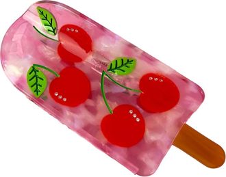 Centinelle Cherry Popsicle Hair Claw in Red at Nordstrom