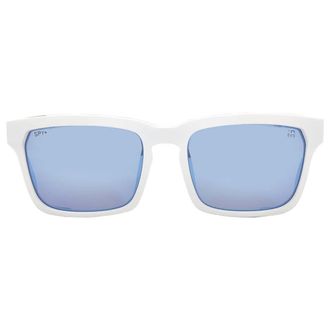 Spy HELM TECH Happy Boost Polarized Ice Blue Spectra Mirror Square Unisex Sunglasses 6700000000185