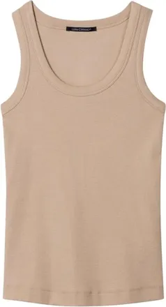 Luisa Cerano Tops, Dames, Bruin, S, Katoen, Basic Top