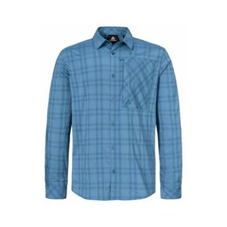 Sch&ouml;ffel Basic overhemd - Heren - Overhemden - Blauw - Maat: 4XL