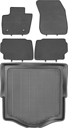 OEM Juego De Alfombrillas De Goma Para Coche Y Alfombrilla Para Maletero Para Ford Mondeo Mk5 Estate De 2014