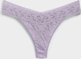 Hanky Panky Womens Stretch lace thong Nylon