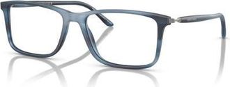 Giorgio Armani 54mm Rectangle optical glasses in Blue at Nordstrom