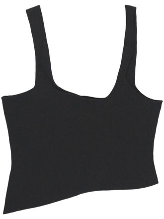 CHRISTOPHER ESBER Ribgebreide tanktop - Zwart