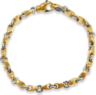 Pompeii3 Mens Link Rolo 14k Gold (24gram) or Platinum (38gram) 5mm Bracelet 8