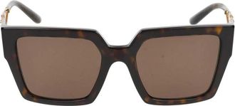 Dolce & Gabbana Stijlvolle zonnebril met UPC-code - Dames - Zonnebrillen - Bruin - 53 MM - Accessoires