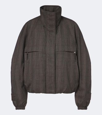 Acne Studios Chaqueta en mezcla de lana a cuadros
