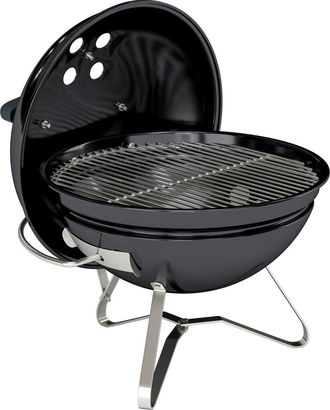 OUTSUNNY Barbacoa de carb&oacute;n 41x41x44 cm negro