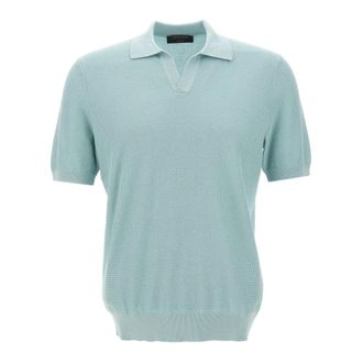 Gran Sasso Tennis Skipper - male - Gran Sasso - Polo Shirts - Blue - M - Tops