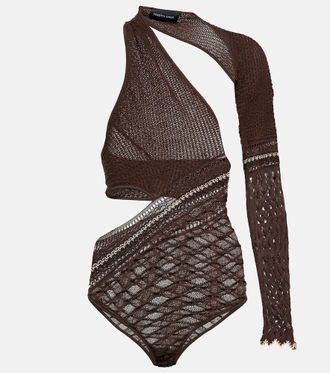 Roberta Einer Body asimmetrico Dina in maglia