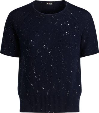 Kiton Pure Cashmere Sweater - Dames - Cashmere truien - Blauw - XL - Truien & Vesten
