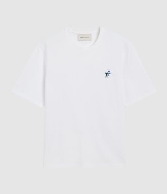 Ami T-Shirt Ami De Coeur Tulipe Blanc