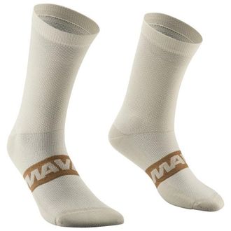 Mavic Essential Mid Socks Velosocken - Unisex | grau/beige