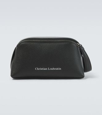 Christian Louboutin Stoic leather toiletry bag
