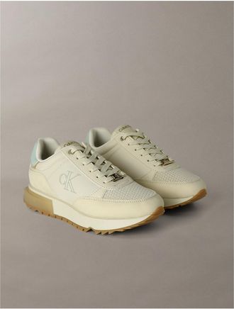 Calvin Klein Womens Womens Melidee Runner Sneaker - White - 5H