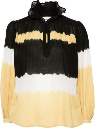 BA&SH Harvey cotton blouse - women - Cotton - 0 - Black