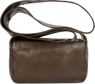 Jeffrey Campbell Boxed-Up Leather Crossbody Bag in Brown at Nordstrom