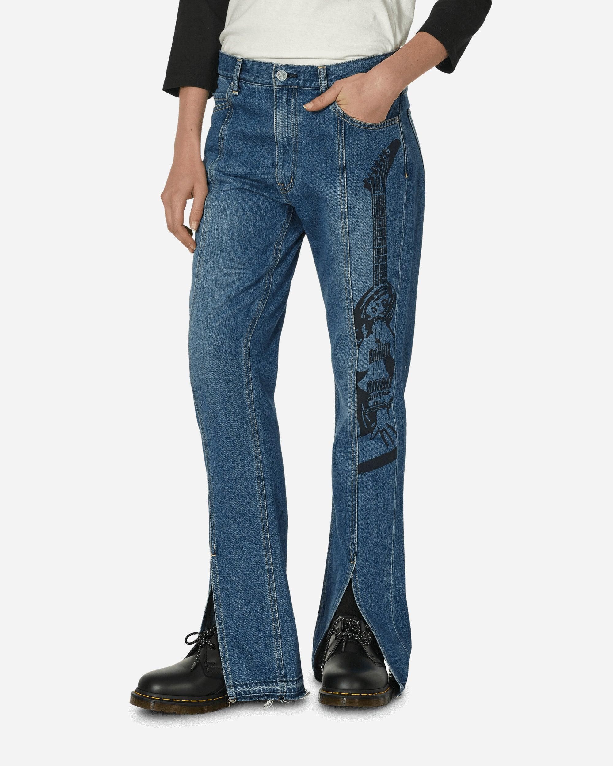パンツ HYSTERIC GLAMOUR velour paisley bootscut Hysteric Glamour Archival Distressed Studded Punk Selvedge