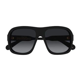 Chlo&eacute; Sunglasses, female, Black, Size: 58 MM Ch0331S Pilot Sunglasses