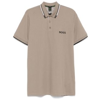 HUGO BOSS Logo-embroidered Polo Shirt