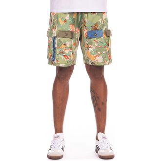 Billionaire Boys Club BB Trails Cotton Drawstring Cargo Shorts in Pale Marigold at Nordstrom, Size Xx-Large