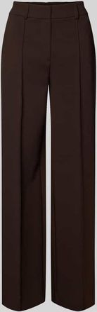 someday Someday Stoffhose mit franz&ouml;sischen Eingrifftaschen Modell CATSBY in Schoko, Gr&ouml;&szlig;e 36