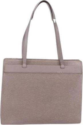 Louis Vuitton Pre-owned Vintage Tote Bag - Dames - Vintage Shopper - Paars - ONE Size - Leer - Vintage