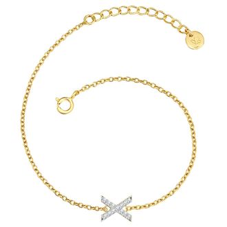 Glanzst&uuml;cke M&uuml;nchen Womens Female Sterling Silver Bracelet - Gold - One Size