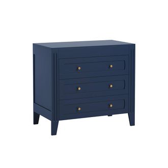 Vox Commode 3 Tiroirs Vox Milenne Bleu